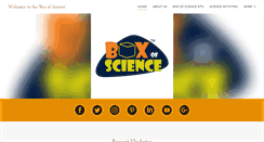 Desktop Screenshot of boxofscience.com